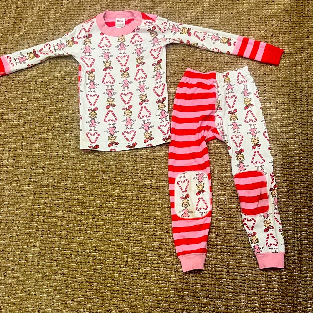 Hanna Andersson Dr. Seuss Pink and Red Kids Pajama Set🎄🎅🎄🎄🎄